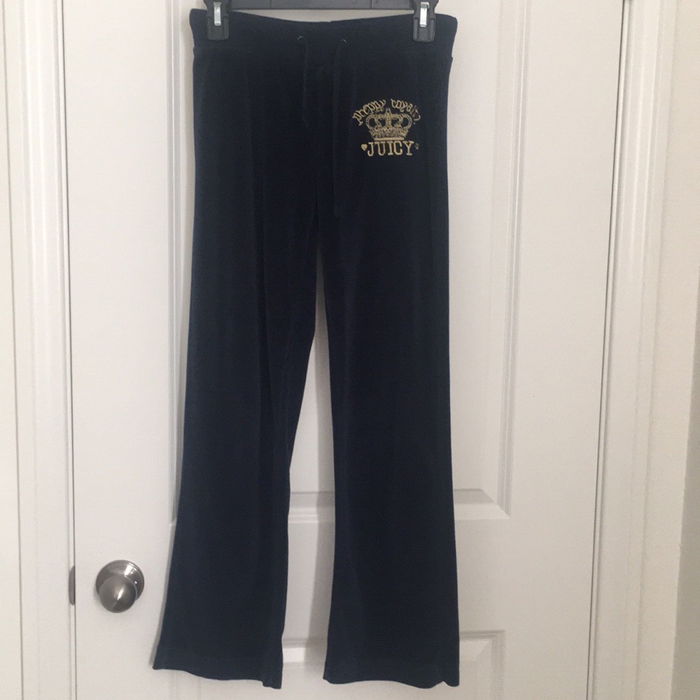 Navy blue Juicy Couture trackpants
